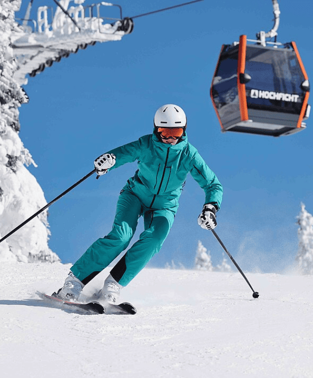 Skigebiet Hochficht in Oberösterreich nahe des bayerischen Waldes